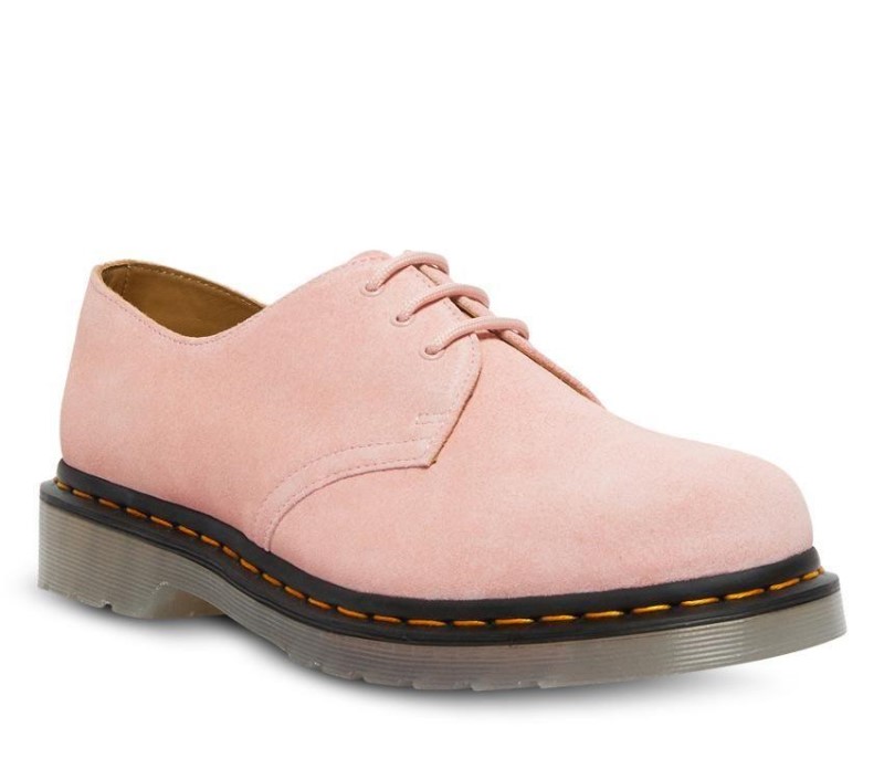 Dr.Martens NZ Chalk Pink 1461 Iced Suede Shoe