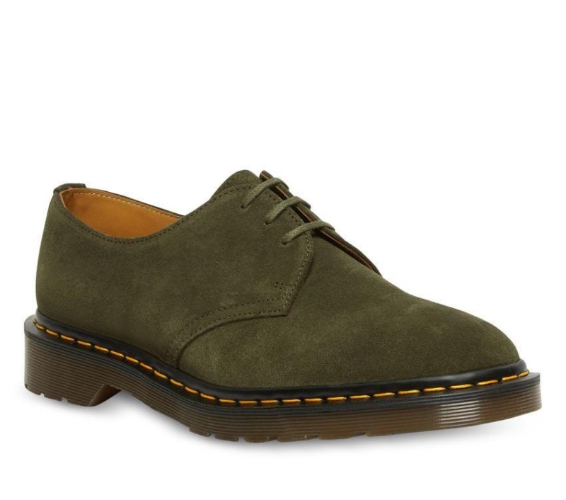 Forest Green Buck Suede Made In England 1461 Nubuck Dr.Martens NZ