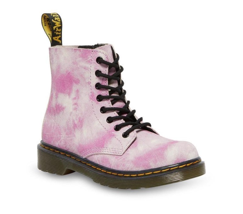 Juniors 1460 Pascal Tie Dye Pink Tie Dye K Dr.Martens NZ