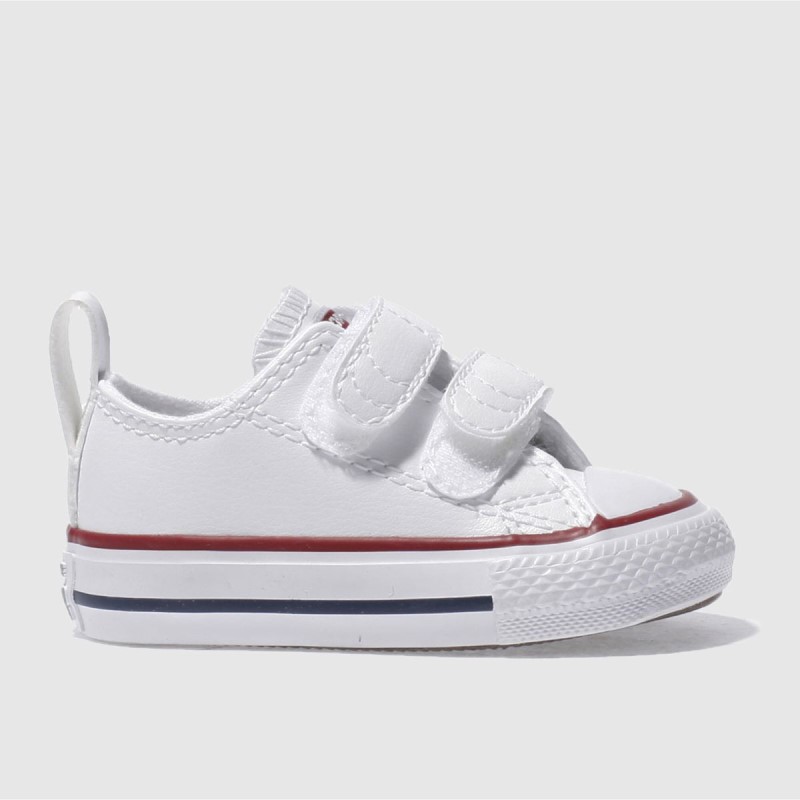 Dr.Martens NZ Converse All Star 2V Toddler Trainers White-Red