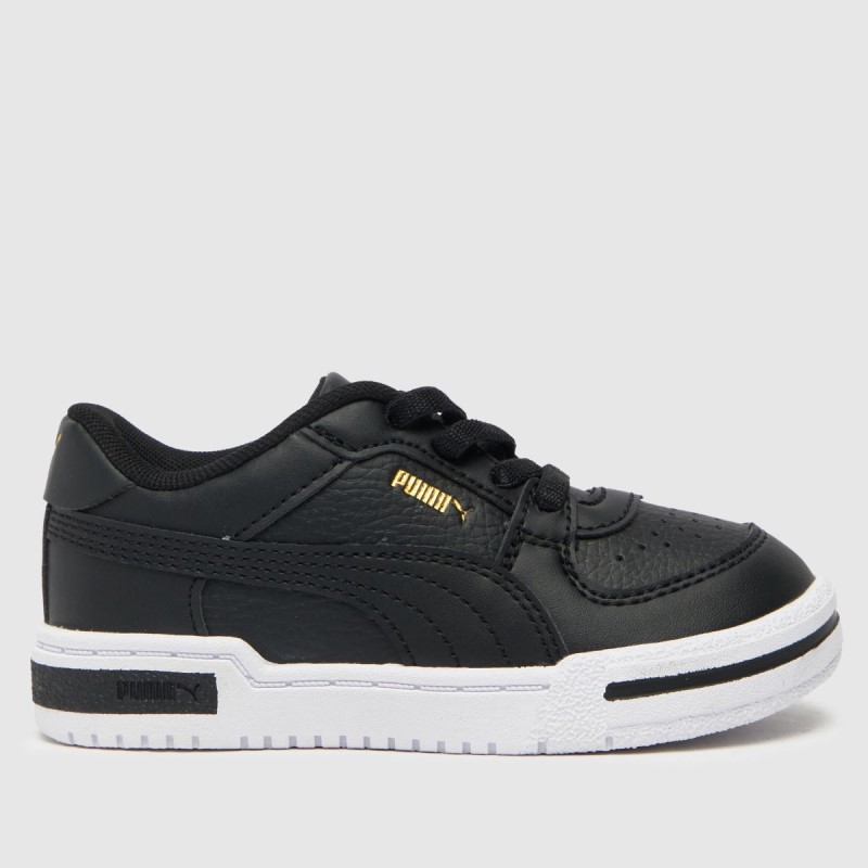 Puma Ca Pro Classic Toddler Trainers Black-White Dr.Martens NZ