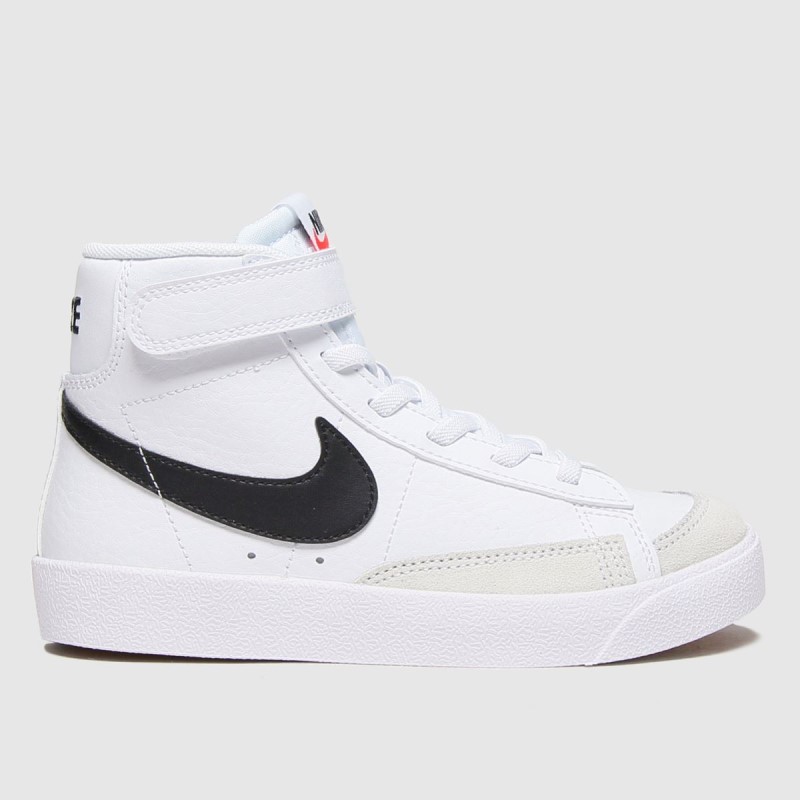 White-Black Dr.Martens NZ Nike Blazer Mid 77 Junior Trainers