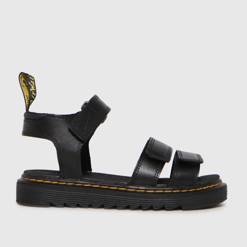 Dr Martens Klaire Junior Sandals Black Dr.Martens NZ