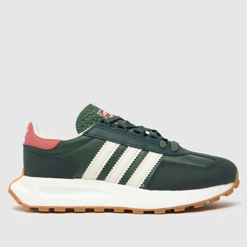 Dr.Martens NZ Dark Green Adidas Retropy E5 Youth Trainers