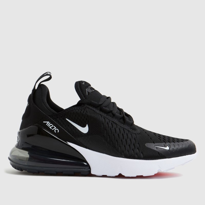 Dr.Martens NZ Black-White Nike Air Max 270 Youth Trainers