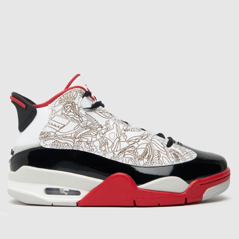 Dr.Martens NZ White-Red Nike Jordan Air Jordan Dub Zero Youth Trainers