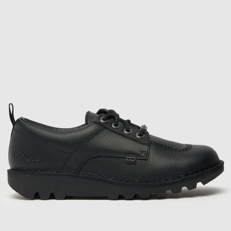 Dr.Martens NZ Black Kickers Kick Lo Tumble Shoes