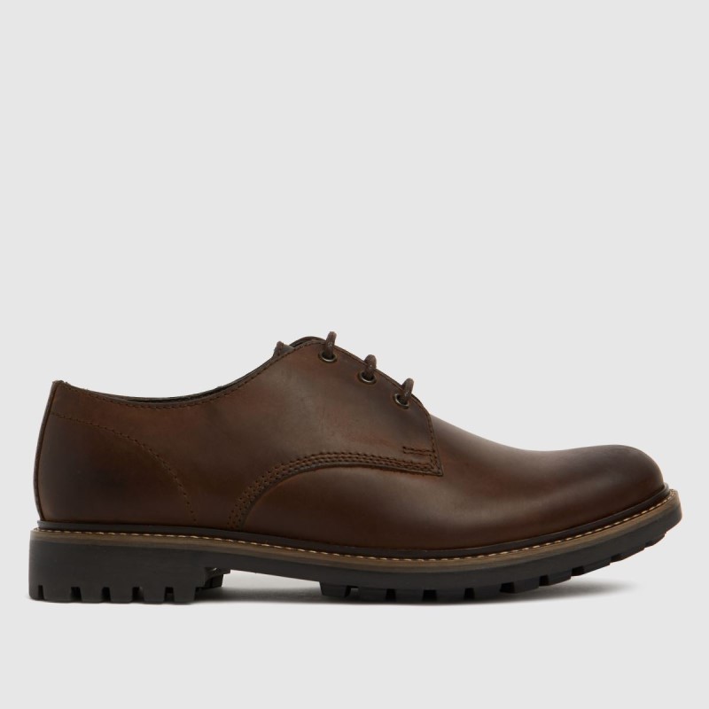Brown Schuh Pax Leather Derby Shoes Dr.Martens NZ