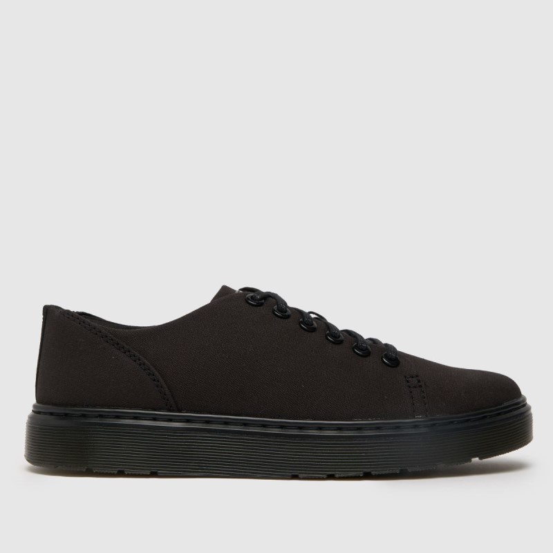Black Dr Martens Dante Canvas Shoes Dr.Martens NZ