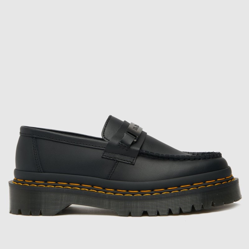 Dr.Martens NZ Black Dr Martens Penton Bex Double Stitch Shoes