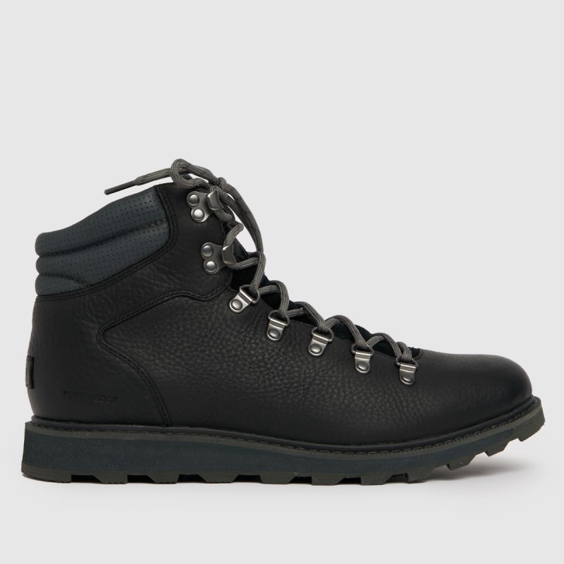 Dr.Martens NZ Black Sorel Madson Ii Hiker Boots