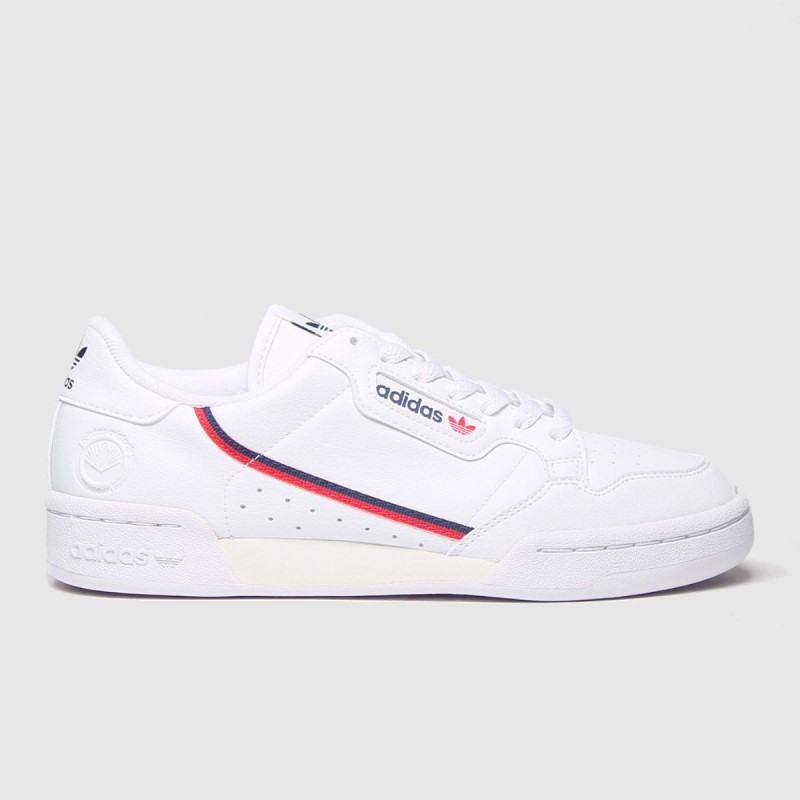 White Dr.Martens NZ Adidas Continental 80 Vegan Trainers