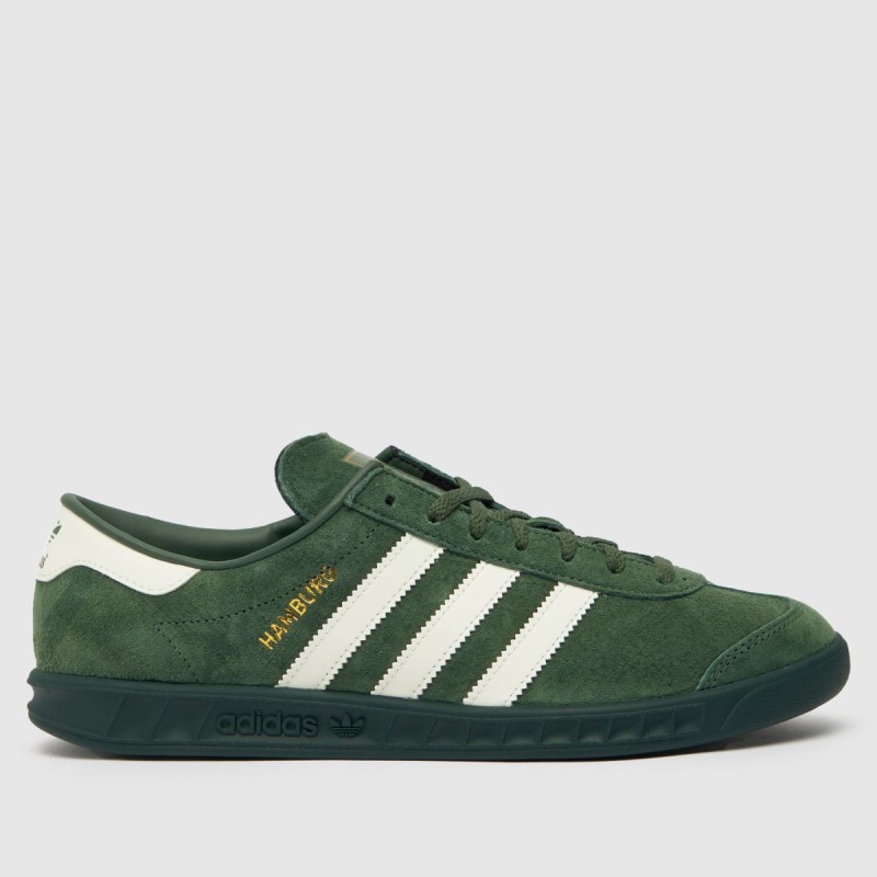 Dr.Martens NZ Adidas Hamburg Trainers Dark Green