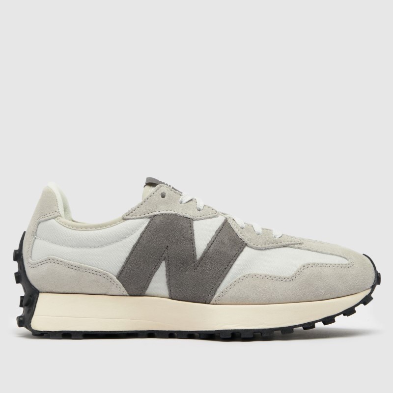 Light Grey New Balance 327 Trainers Dr.Martens NZ
