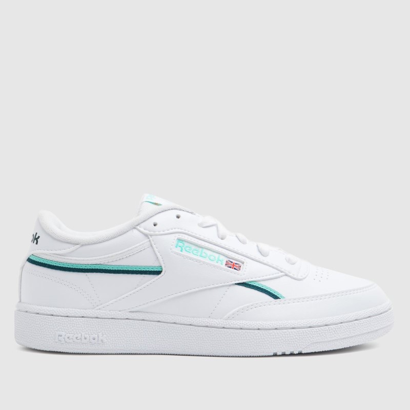 Reebok Club C 85 Trainers White-Green Dr.Martens NZ