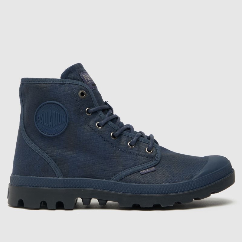 Dr.Martens NZ Blue Palladium Pampa Hi Wax Trainers