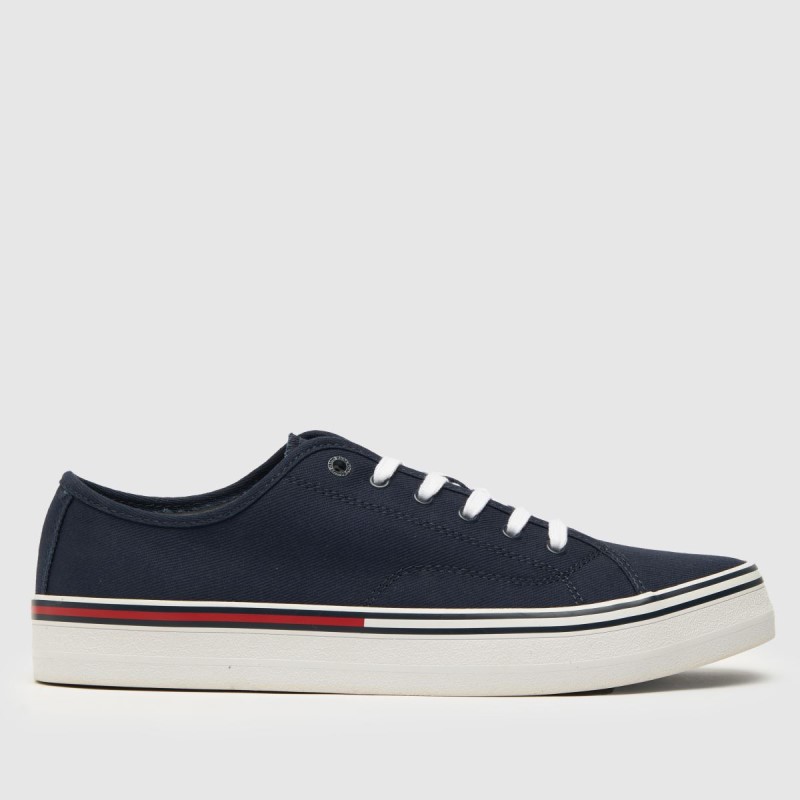Navy Dr.Martens NZ Tommy Jeans Essential Low Cut Trainers