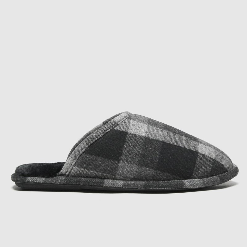 Dr.Martens NZ Schuh Spencer Check Mule Slippers Grey