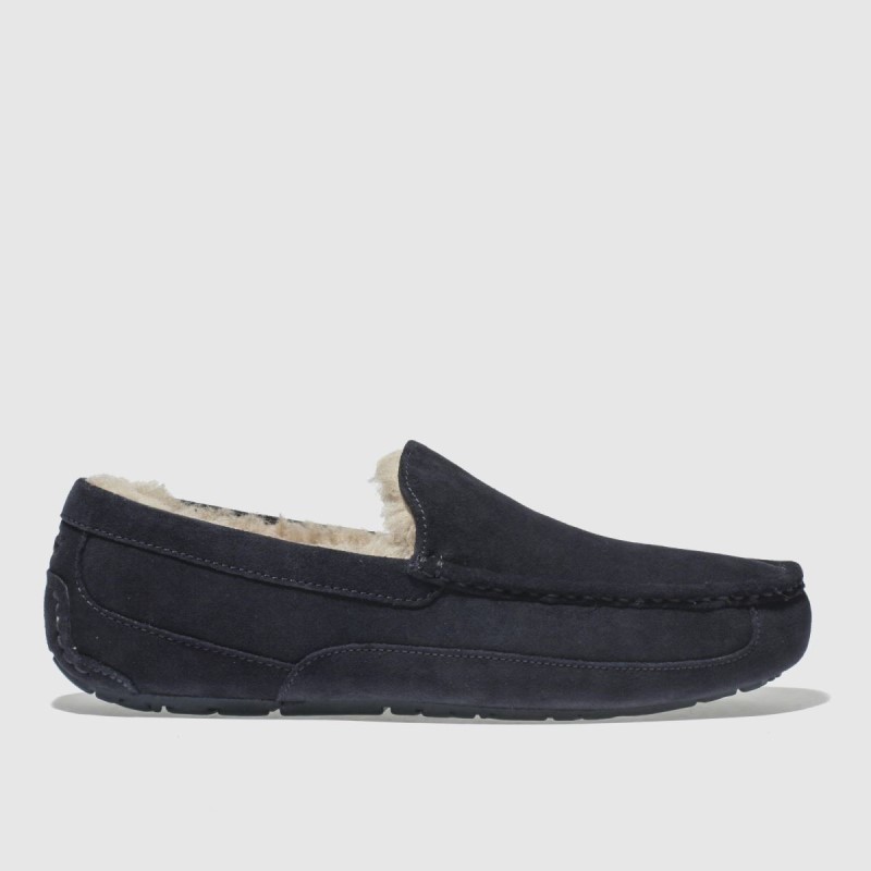 Navy Dr.Martens NZ Ugg Ascot Slippers