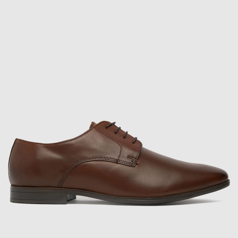 Schuh Ramon Leather Derby Shoes Brown Dr.Martens NZ