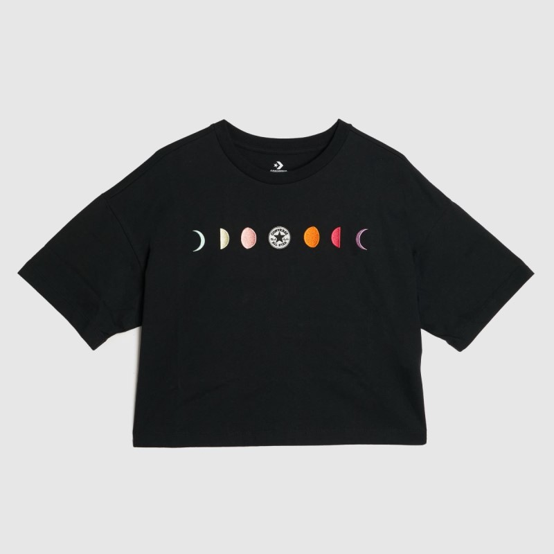 Black Converse Crystal Energy Boxy T-Shirt Dr.Martens NZ