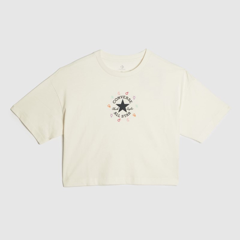 Converse Crystal Energy Boxy T-Shirt White Dr.Martens NZ