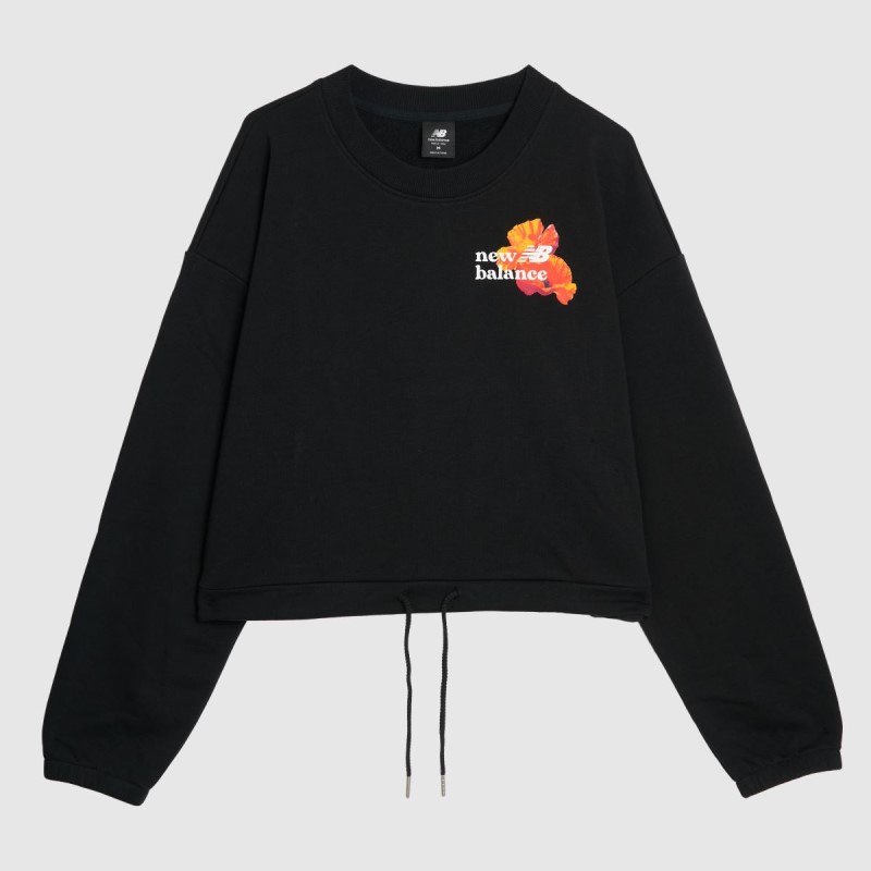 Dr.Martens NZ New Balance Super Bloom Sweatshirt Black
