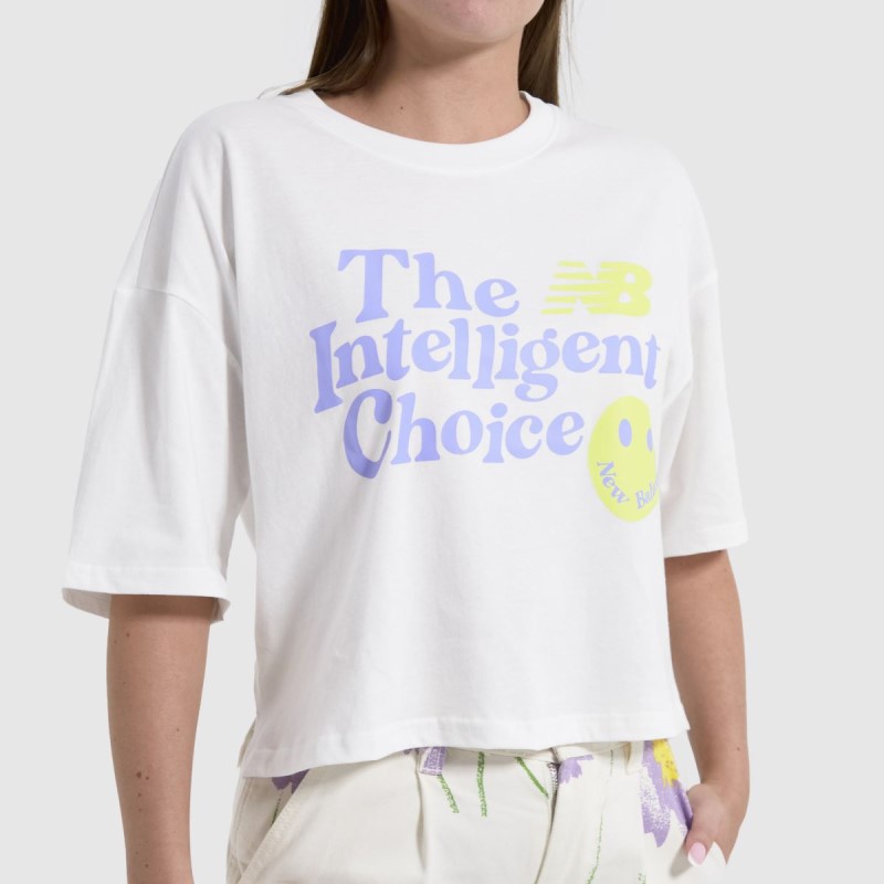 New Balance The Intelligent Choice T-Shirt Dr.Martens NZ White-Purple