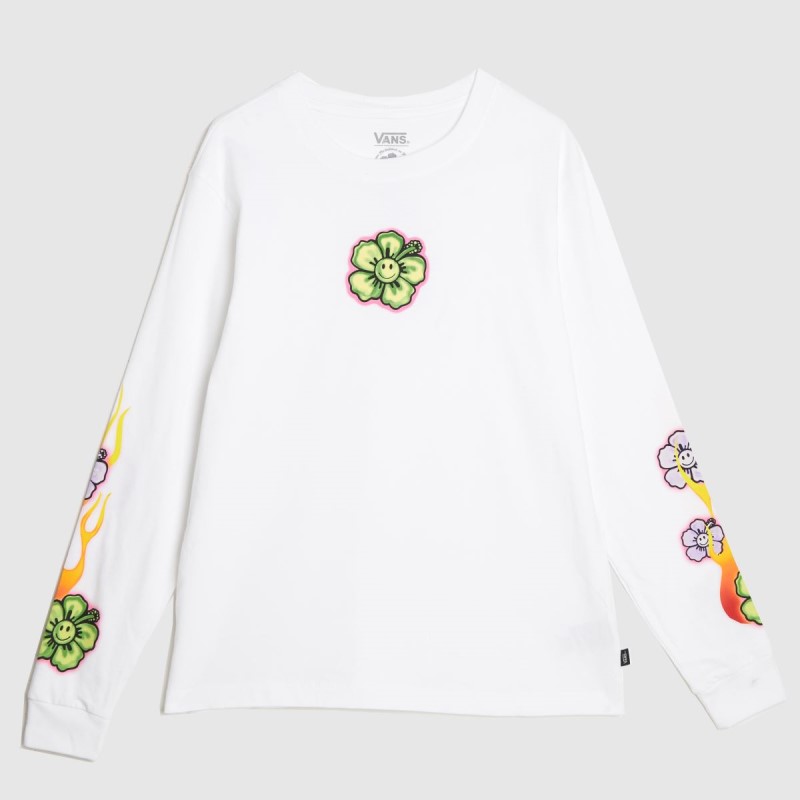 White Dr.Martens NZ Vans Em On Holiday T-Shirt