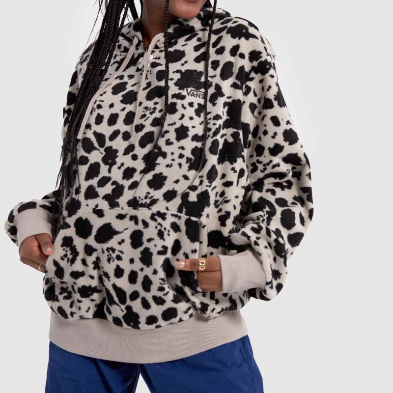 Vans Dotty Hoodie Stone-Black Dr.Martens NZ