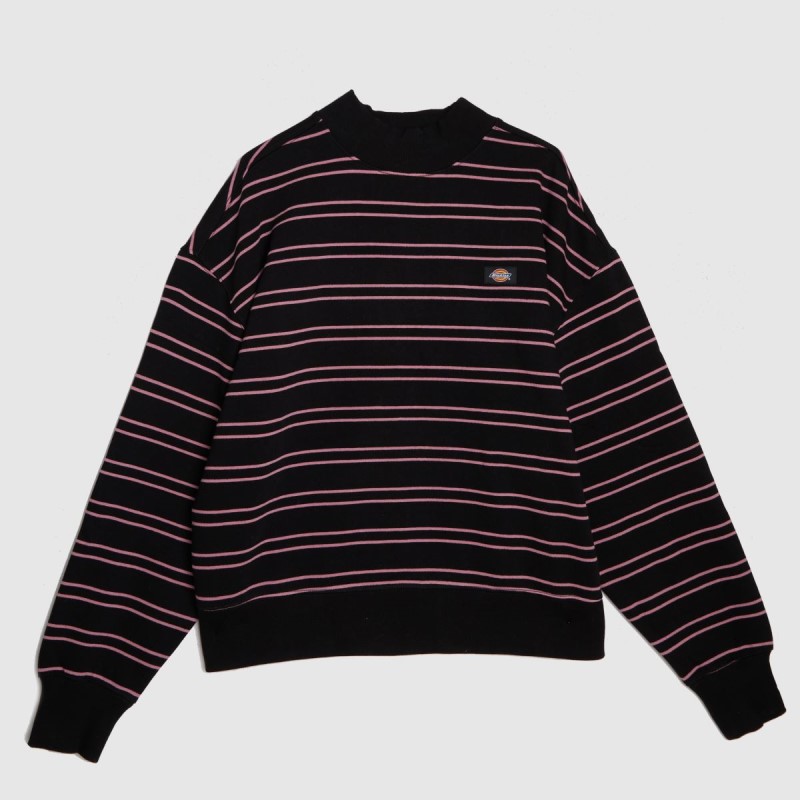 Black Dickies Westover Stripe Sweatshirt Dr.Martens NZ