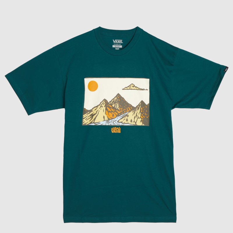 Dr.Martens NZ Vans Mt T-Shirt Dark Green