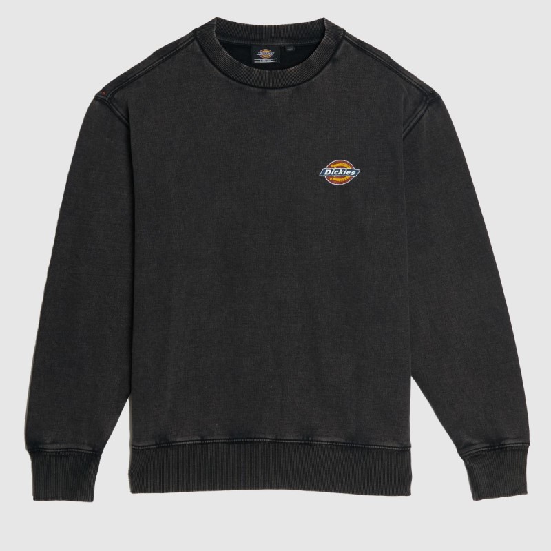 Dickies Icon Washed Sweatshirt Black Dr.Martens NZ