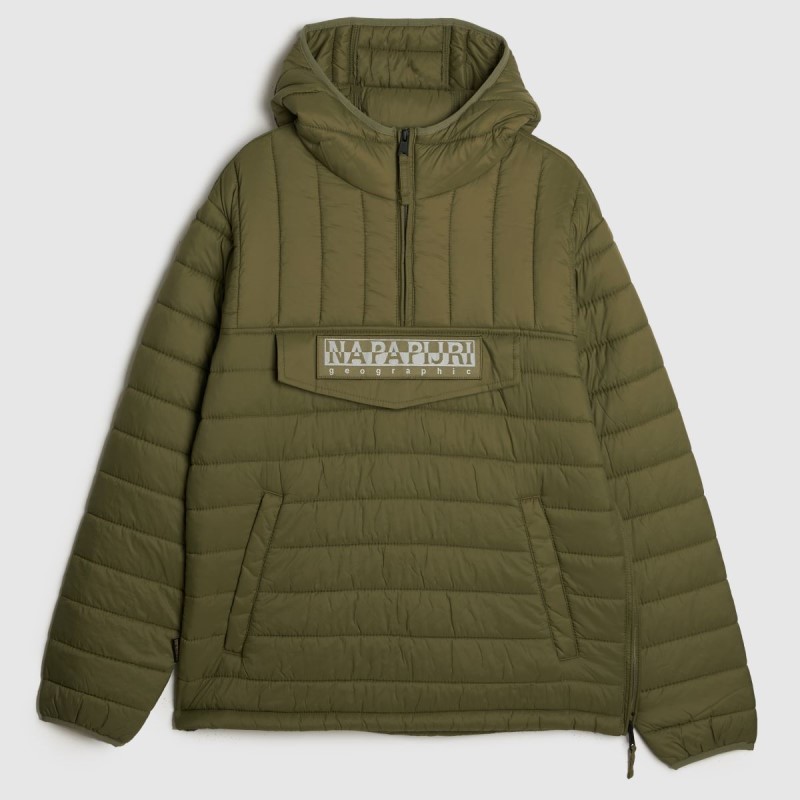 Green Napapijri Morgex Half Zip Jacket Dr.Martens NZ