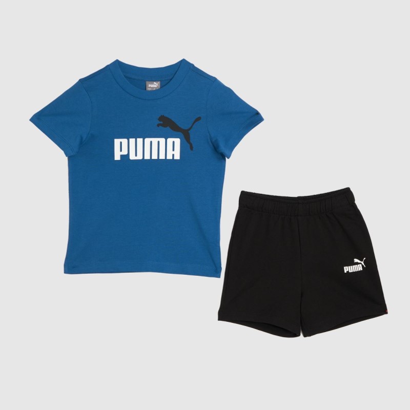 Puma Minicats T-Shirt And Shorts Dr.Martens NZ Black And Blue