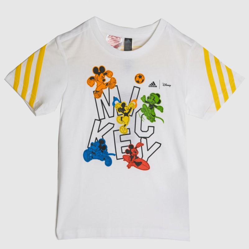 White Dr.Martens NZ Adidas Disney Mickey T-Shirt