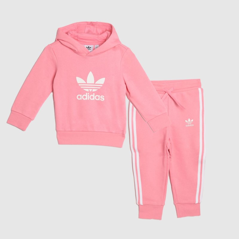 Pink Adidas Joggers And Hoodie Set Dr.Martens NZ
