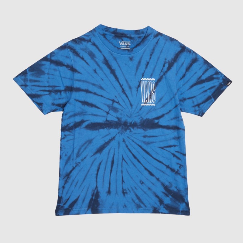 Blue Vans Boys Tie Dye T-Shirt Dr.Martens NZ