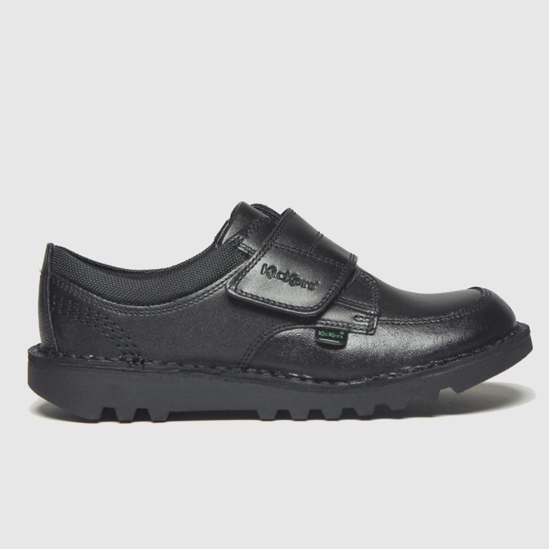 Kickers Scuff Lo Boys Junior Shoes Black Dr.Martens NZ