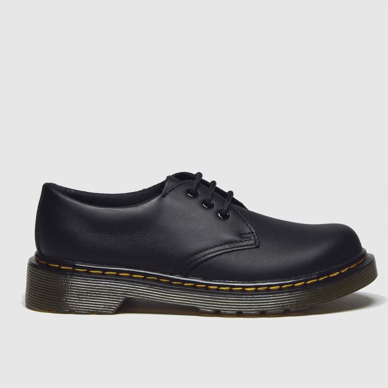 Dr Martens 1461 Boys Junior Shoes Black Dr.Martens NZ