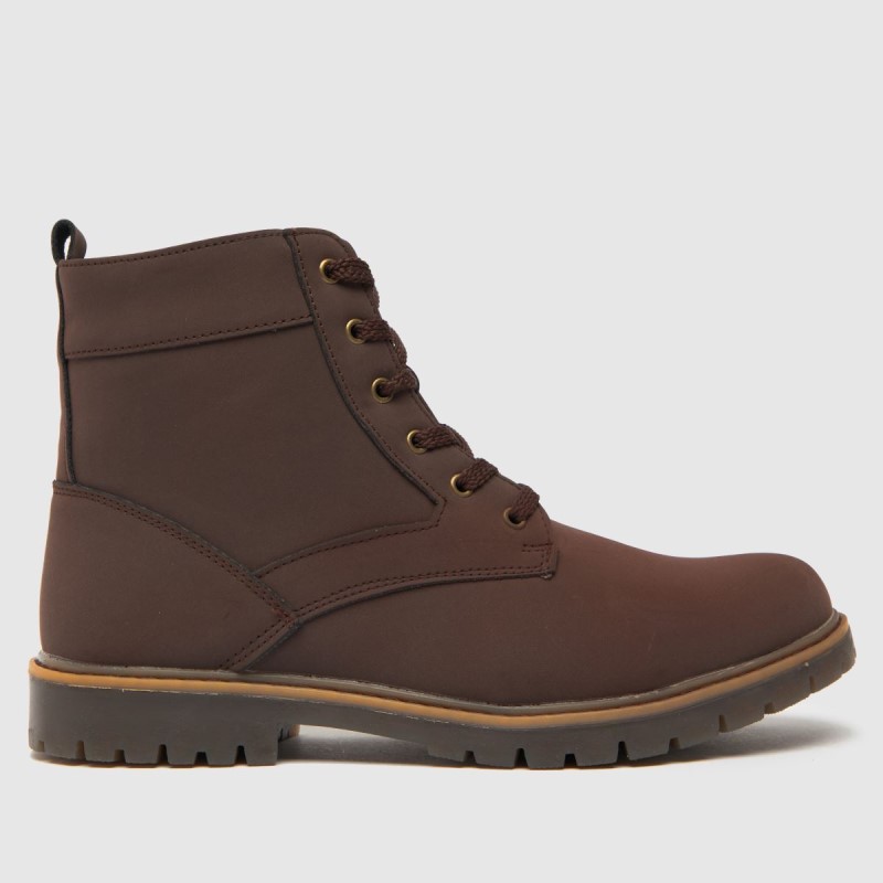 Schuh Change Lace Up Boys Youth Boots Brown Dr.Martens NZ