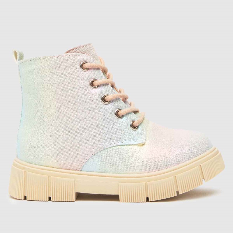 Multi Dr.Martens NZ Schuh Chant Lace Up Girls Toddler Boots