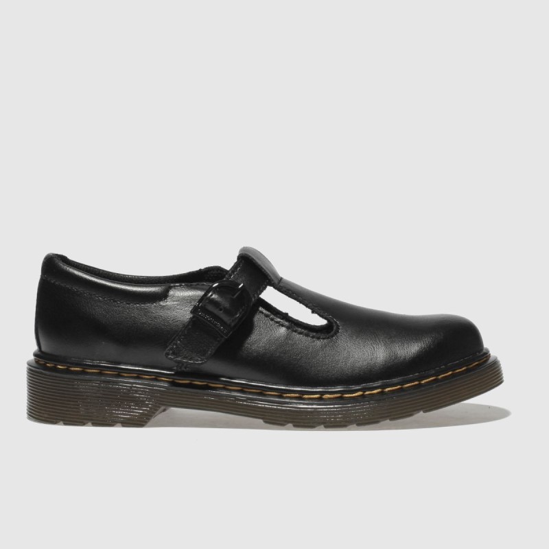 Dr.Martens NZ Dr Martens Polley Boys Junior Shoes Black