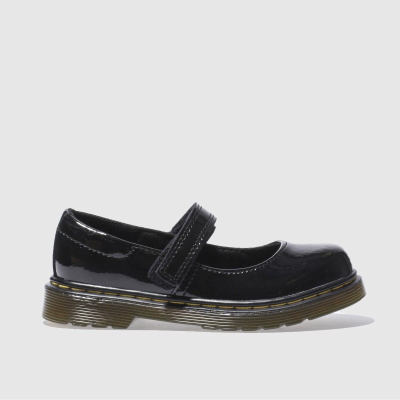 Black Dr.Martens NZ Dr Martens Maccy Girls Junior Shoes