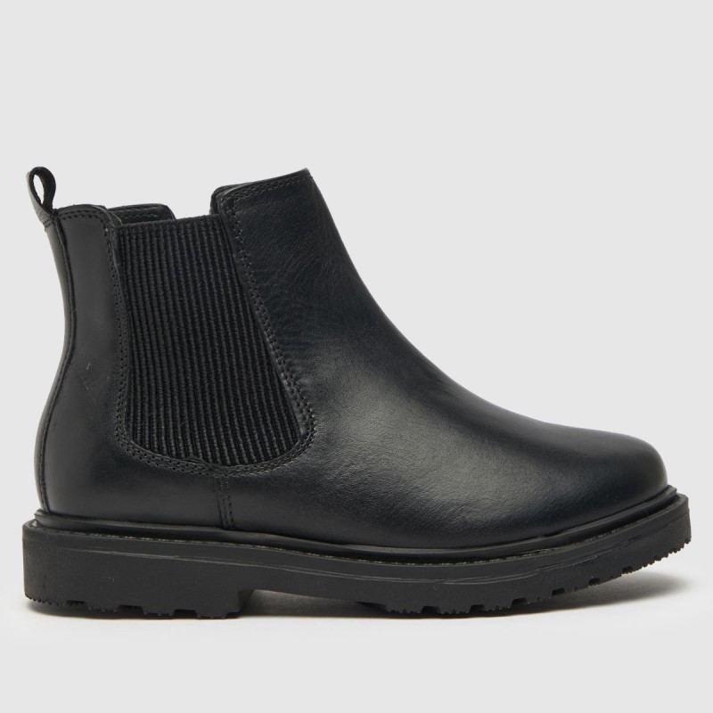 Black Dr.Martens NZ Schuh Clever Chelsea Girls Junior Boots