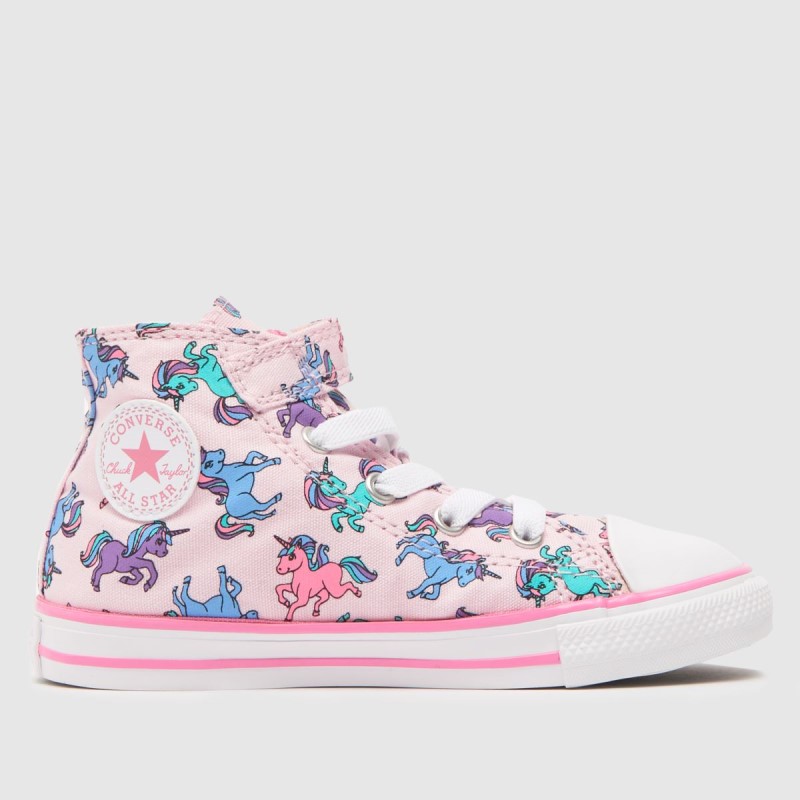 Converse Chuck Taylor All Star Hi 1V Girls Toddler Trainers Multi Dr.Martens NZ