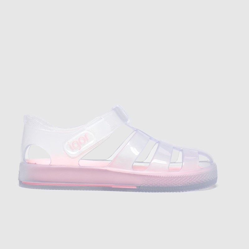 Dr.Martens NZ Igor Star Cristal Girls Toddler Sandals Clear