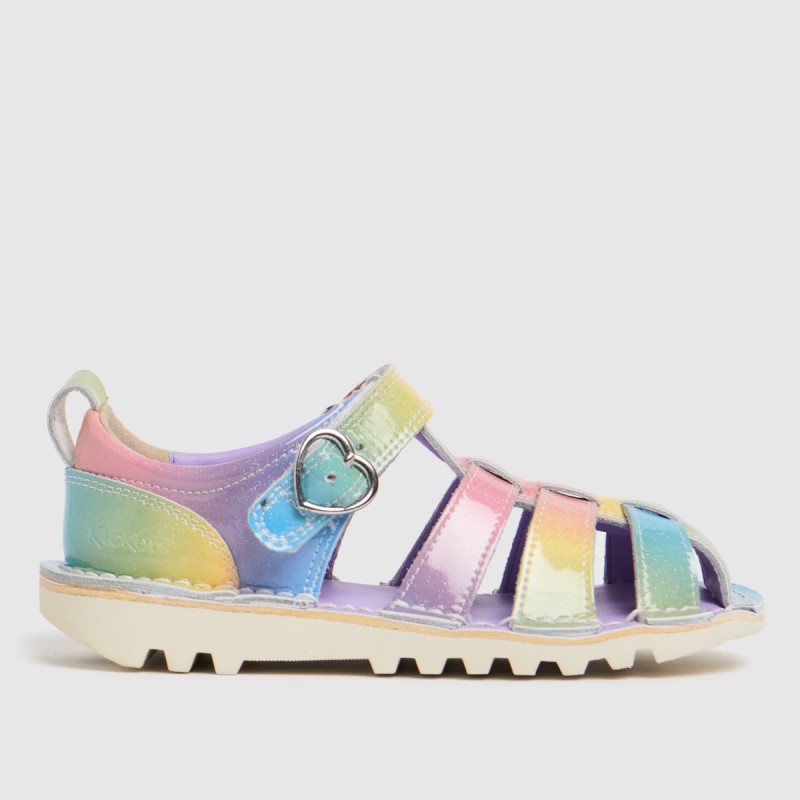 Dr.Martens NZ Kickers Sandal Rainbow Girls Toddler Sandals Multi