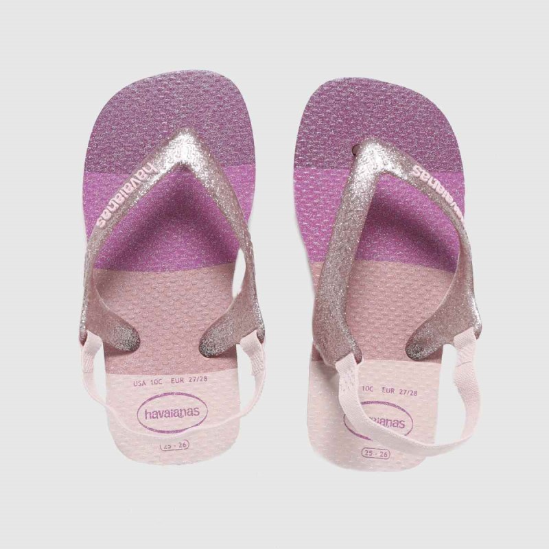 Purple Dr.Martens NZ Havaianas Baby Palette Glow Girls Baby Sandals