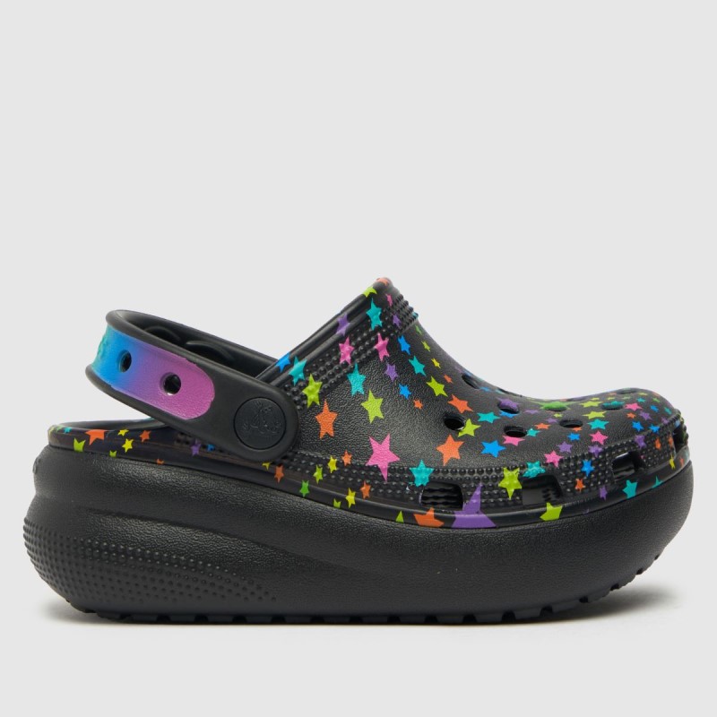 Dr.Martens NZ Crocs Classic Cutie Disco Girls Junior Sandals Black